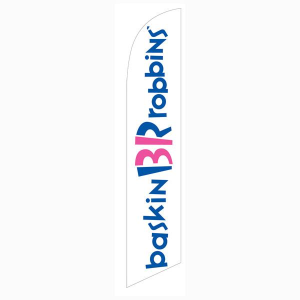 Baskin Robbins Feather Flag