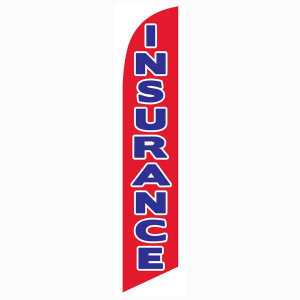 Insurance Red Feather Flag
