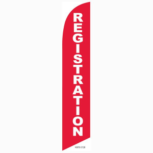 Registration Feather Flag