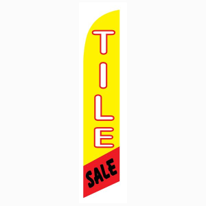 Tile Sale Feather Flag
