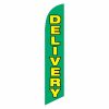 delivery feather flag green